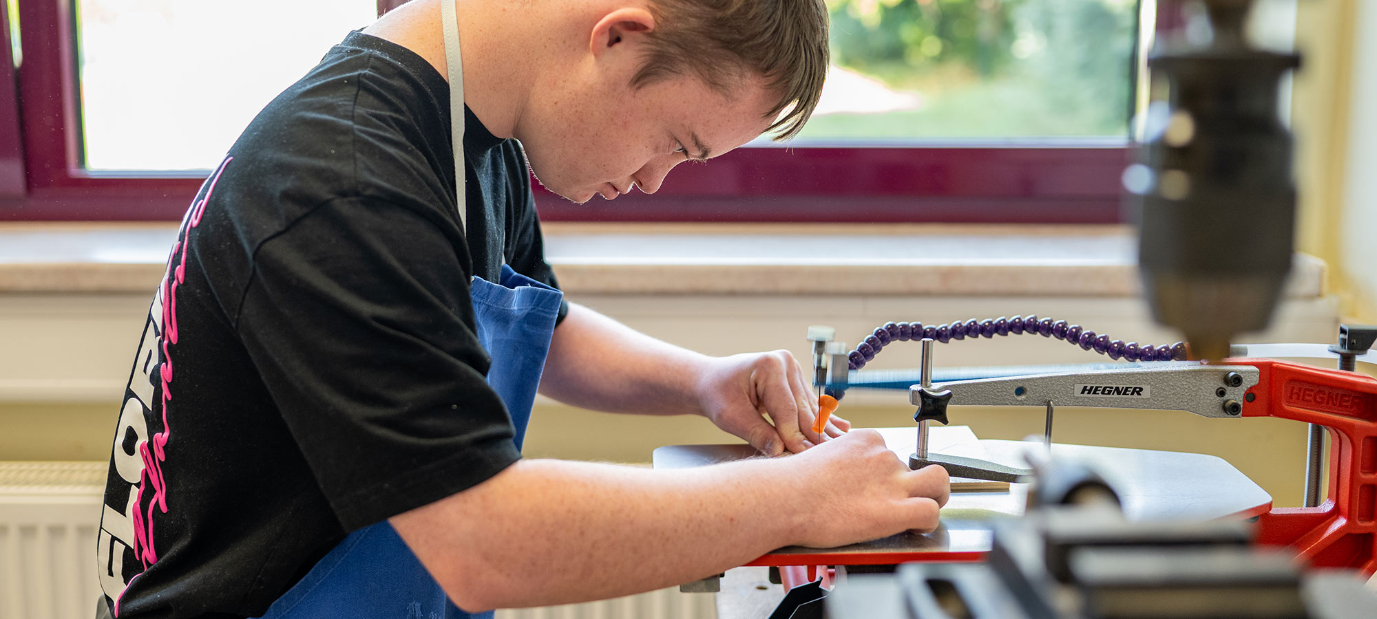 Werkstattarbeit in den Ilmenauer Werkstätten