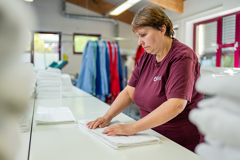 Wäscherei Gewerbekunden