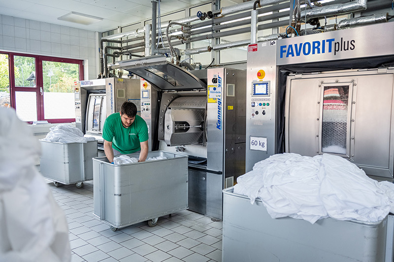 Wäscherei Gewerbekunden